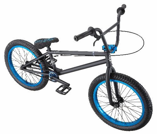 blue and black mongoose bike